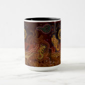 Australian Aboriginal Art Gift Tasse (Zentrum)