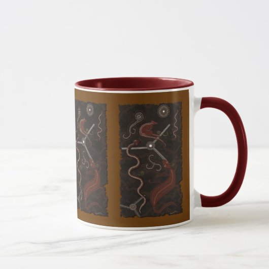 Australian Aboriginal Art Gift Tasse (Rechts)