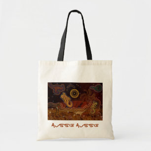 Australian Aboriginal Aussie Desert Art Bag Tragetasche