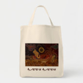 Australian Aboriginal Aussie Desert Art Bag Tragetasche (Vorne)