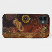 Australian Aboriginal Dreamtime Wüste Art Case-Mate iPhone Hülle (Rückseite (Horizontal))