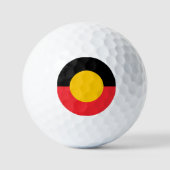 Australian Aboriginal flag  Golfball (Vorderseite)