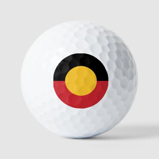 Australian Aboriginal flag Golfball (Vorderseite)