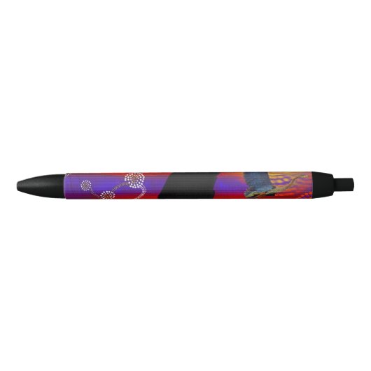 Australian Aboriginal Outback Art Styled Pen Kugelschreiber (Vorderseite)