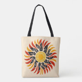 Australian Aboriginal Sunshine Art Tasche (Rückseite)