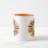 Australian Aboriginal Sunshine Art Tasse (Zentrum)