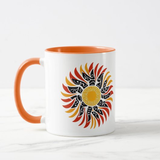 Australian Aboriginal Sunshine Art Tasse (Links)