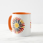 Australian Aboriginal Sunshine Art Tasse (Vorderseite Links)