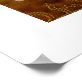 Australian Aboriginal Wüste Heart Poster (Ecke)