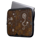 Australian Aborigine Art Desert Snake, Waterholers Laptopschutzhülle (Vorderseite Links)