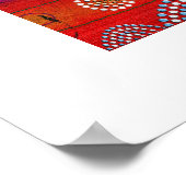 Australian Aborigine-thematied Sunset on a Lake Poster (Ecke)