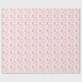 Australian Animal Toile (Coral) Wrapping Paper Geschenkpapier (Flach)