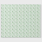 Australian Animal Toile (Green) Geschenkpapier (Flach)