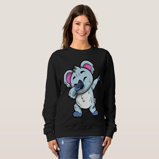 Australian Animals Cute Dabbing Koala Bear Sweatshirt (Vorne ganz)
