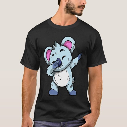 Australian Animals Cute Dabbing Koala Bear T-Shirt (Vorderseite)