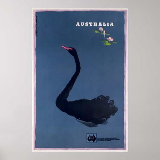 Australian Art Australia Travel Poster Print  (Vorne)