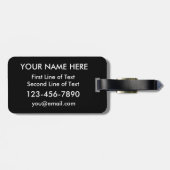 Australian At Heart Luggage Tag Template, Aus Gepäckanhänger (Rückseite horizontal)