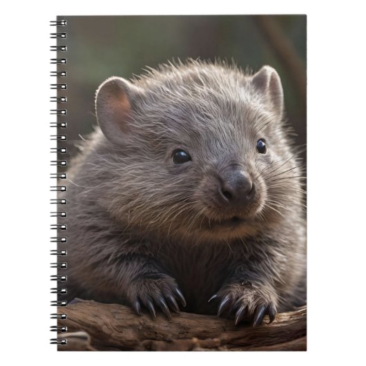 Australian Baby Animals The Wombat, Notizblock (Vorderseite)