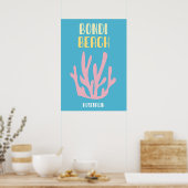 Australian Beach Poster - Mid-Century Modern Coast (Küche)