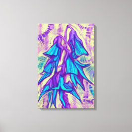 Australian Bird Blume, tropisches Türkis Leinwanddruck