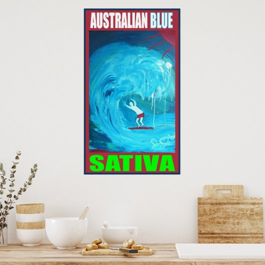 AUSTRALIAN BLAUE SATIVA POSTER (Küche)