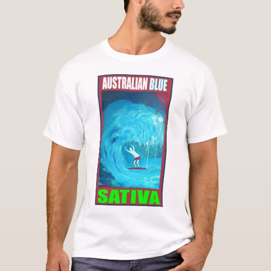 AUSTRALIAN BLAUE SATIVA T-Shirt (Vorderseite)