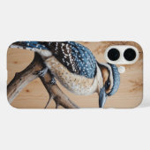 Australian Blue Kookaburra in a Tree Wildlife Art Case-Mate iPhone Hülle (Rückseite (Horizontal))