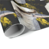 Australian Blue Winged Kookaburra, Geschenkpapier (Rolleneckpunkt)