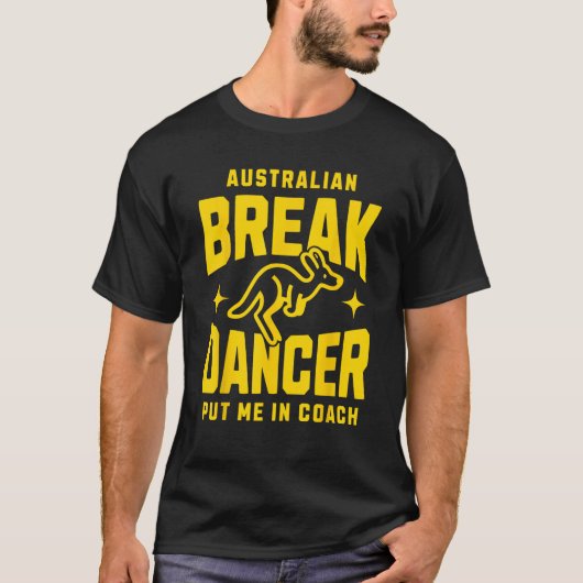Australian Break Dance Team 2024 Breakdancer Meme T-Shirt (Vorderseite)