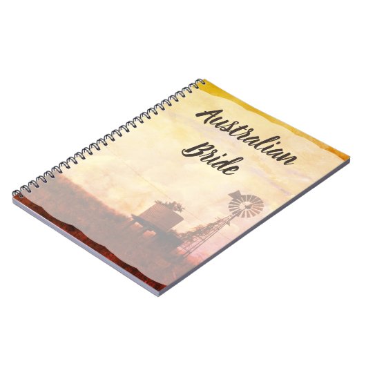 Australian Bride Wedding Planner Notebook Notizblock (Linke Seite)