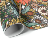 Australian Bush Wildblume Garden Geschenkpapier (Rolleneckpunkt)