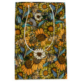 Australian Bush Wildblume Summer Garden Mittlere Geschenktüte (Vorderseite)