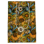 Australian Bush Wildblume Summer Garden Mittlere Geschenktüte (Rückseite)