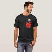 Australian Cattle Christmas Pocket for Cattle T-Shirt (Vorne ganz)