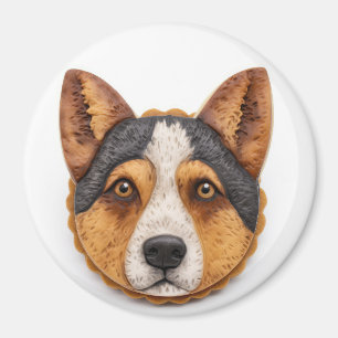 Australian Cattle Dog 3D Inspiriert Magnet