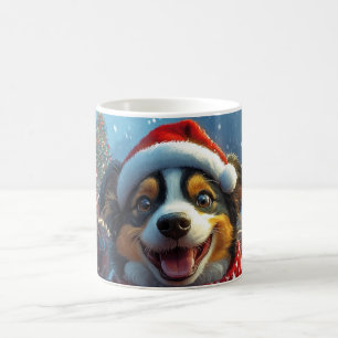 Australian Cattle Dog Achterbahn Weihnachten Kaffeetasse