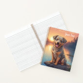 Australian Cattle Dog am See Notizblock (Innenseite)