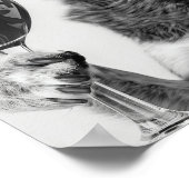 Australian Cattle Dog and Wine Wall Art, Black and Poster (Ecke)