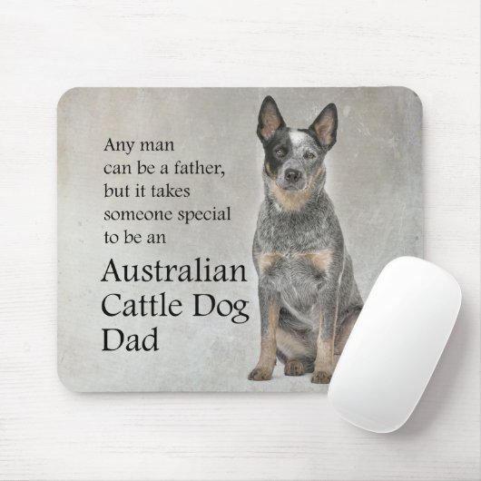 Australian Cattle Dog Dad Mousepad (Mit Mouse)