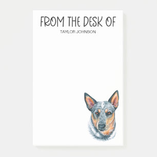 Australian-Cattle-Dog-Fan Post-it Klebezettel