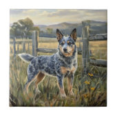 Australian Cattle Dog Fliese (Vorderseite)