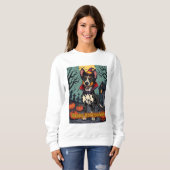 Australian Cattle Dog Happy Howloween Sweatshirt (Vorne ganz)