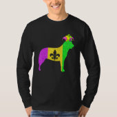Australian Cattle Dog Lover Mardi Gras Carnival Pa T-Shirt (Vorderseite)