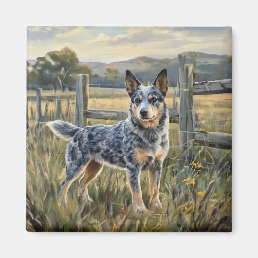 Australian Cattle Dog Magnet (Vorne)