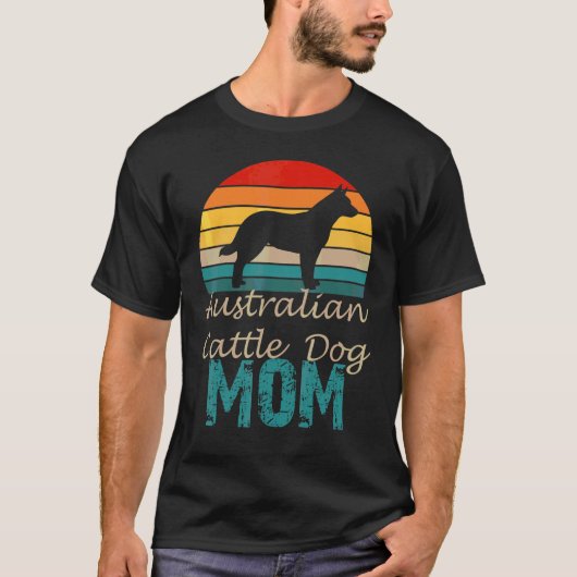 Australian Cattle Dog Mutter oder Züchter T-Shirt (Vorderseite)