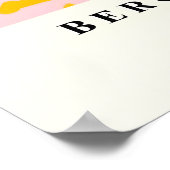 Australian Cattle Dog on a Toilet - Funny Matisse Poster (Ecke)