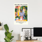 Australian Cattle Dog on a Toilet - Funny Matisse Poster (Heimbüro)