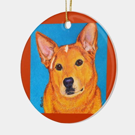 Australian Cattle Dog Ornament - "Red" (Links)