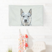 Australian Cattle Dog Painting - Niedliche Origina Banner (Insitu)