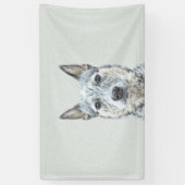Australian Cattle Dog Painting - Niedliche Origina Banner (Vertikal)